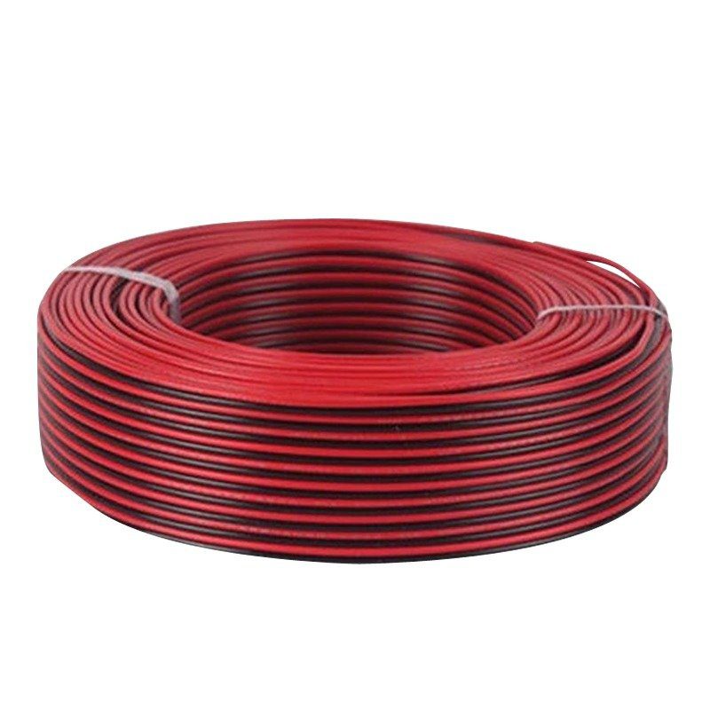 Rollo de cable polarizado 2x12 AudioPro Rojo/Negro de 100m