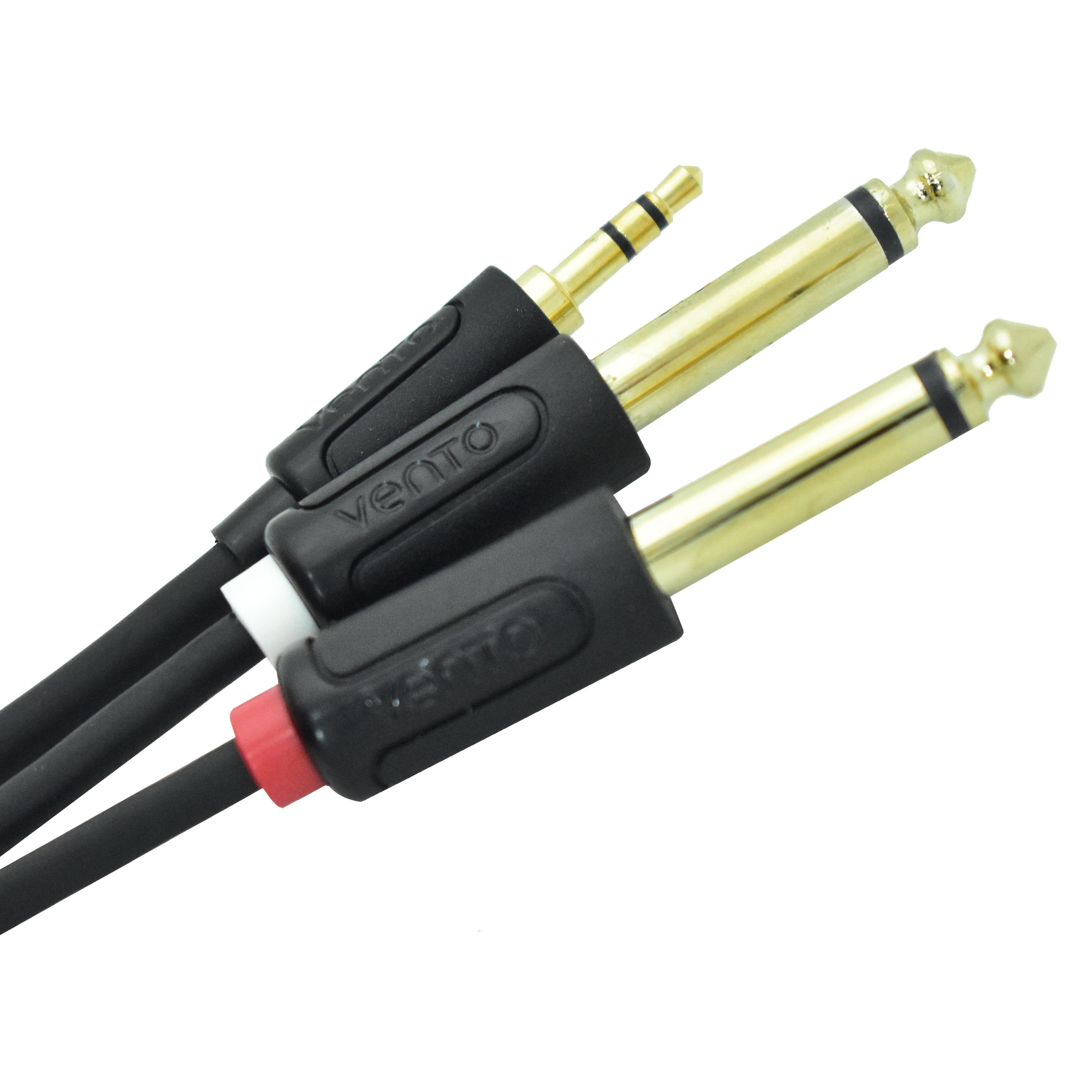 Extensión de Audio de Jack de 3.5mm a Plug 1/4" Vento WORK2PLUG