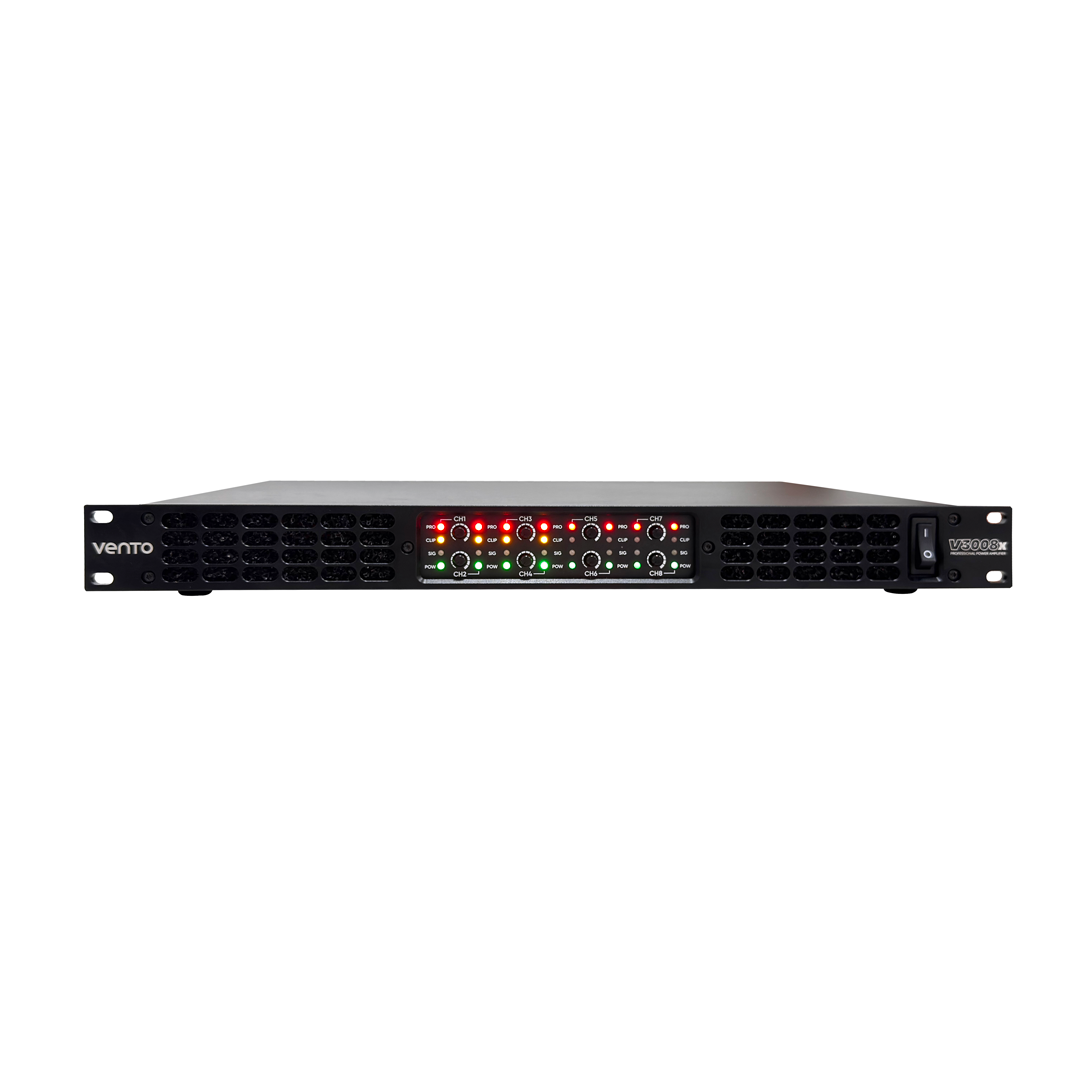 Amplificador de Ocho Canales Vento V3008X