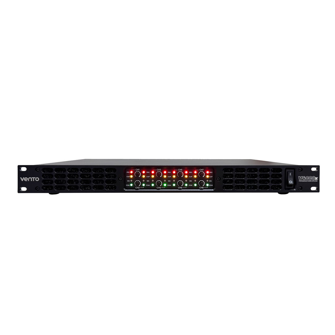 Amplificador de Ocho Canales Vento V4008X