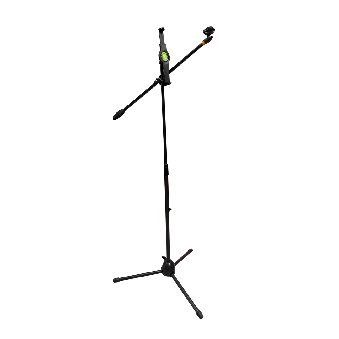 Soporte Profesional de Micrófono con Porta Tablet/Smartphone ST-771