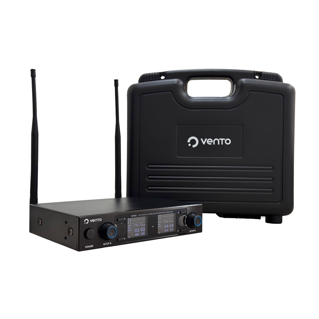 Receptor inalámbrico Vento WM232 para sistema de micrófonos profesionales