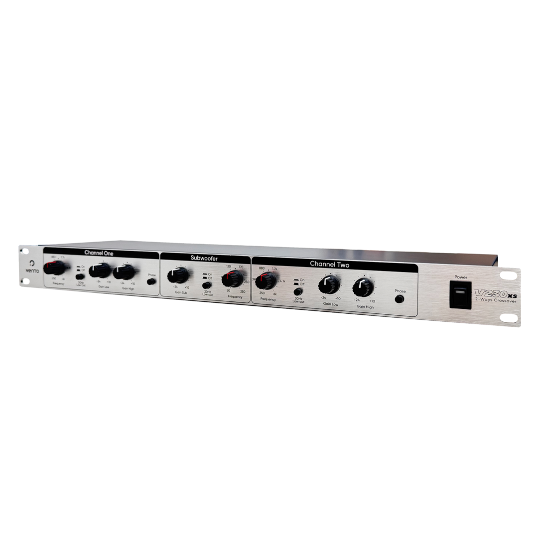 Crossover de 2 Vías + Subwoofer Vento V230XS