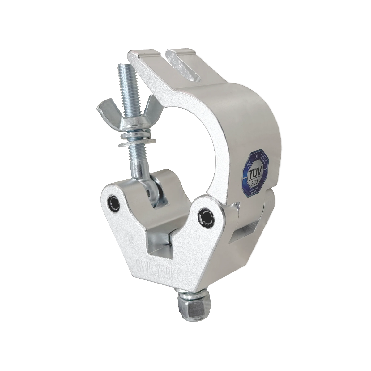 Clamp Vento 48-51mm vista en ángulo abierto para montaje