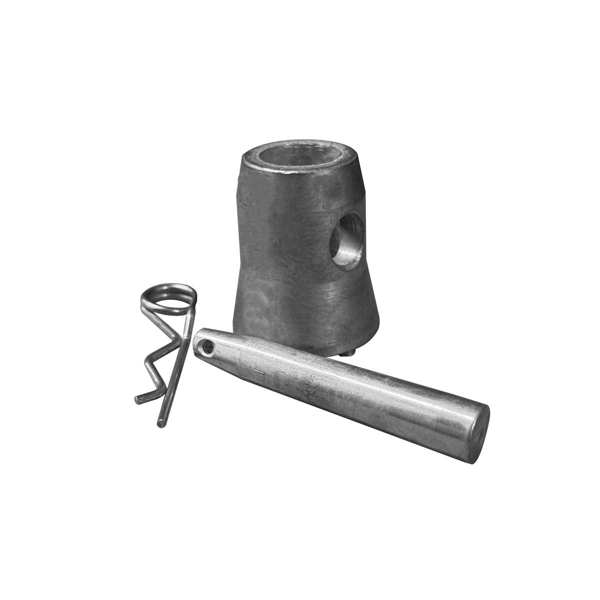 Conector Cónico TSA-03-1 Vento para Truss | Spigot + Pins + R-Clips