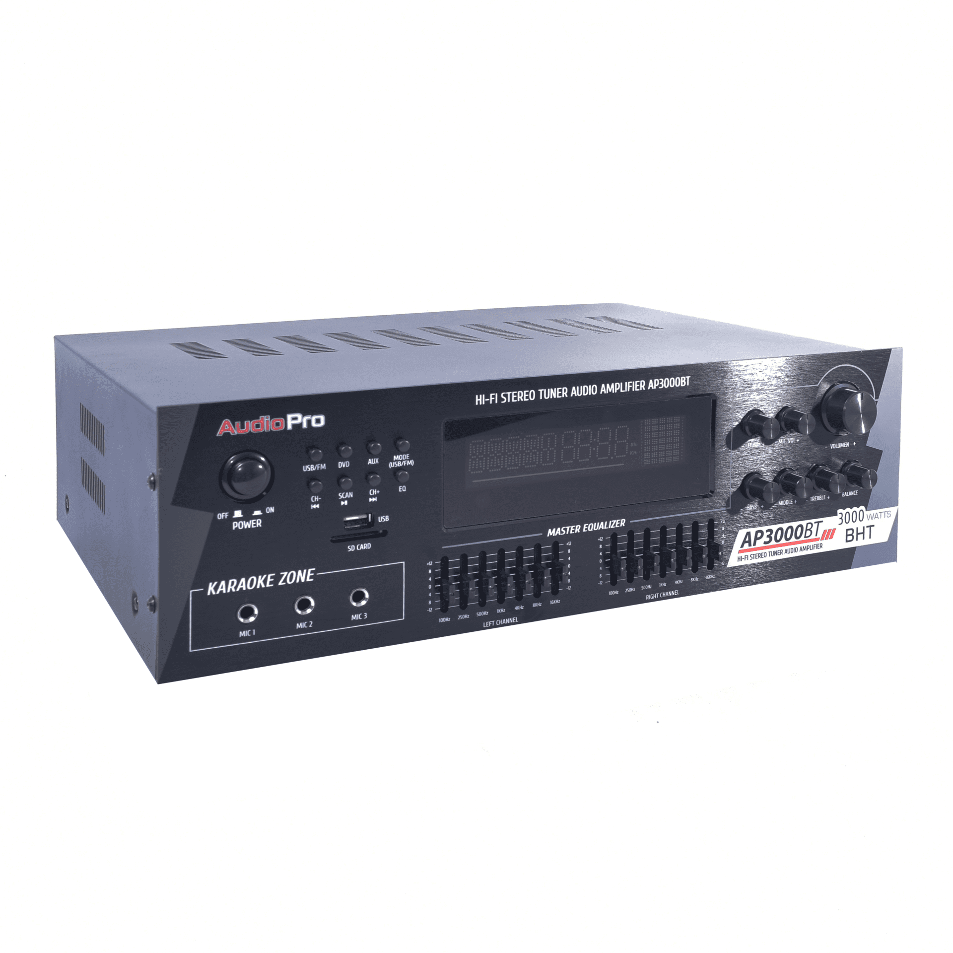 Amplificador con Bluetooth, USB, Radio FM AudioPro AP3000BT