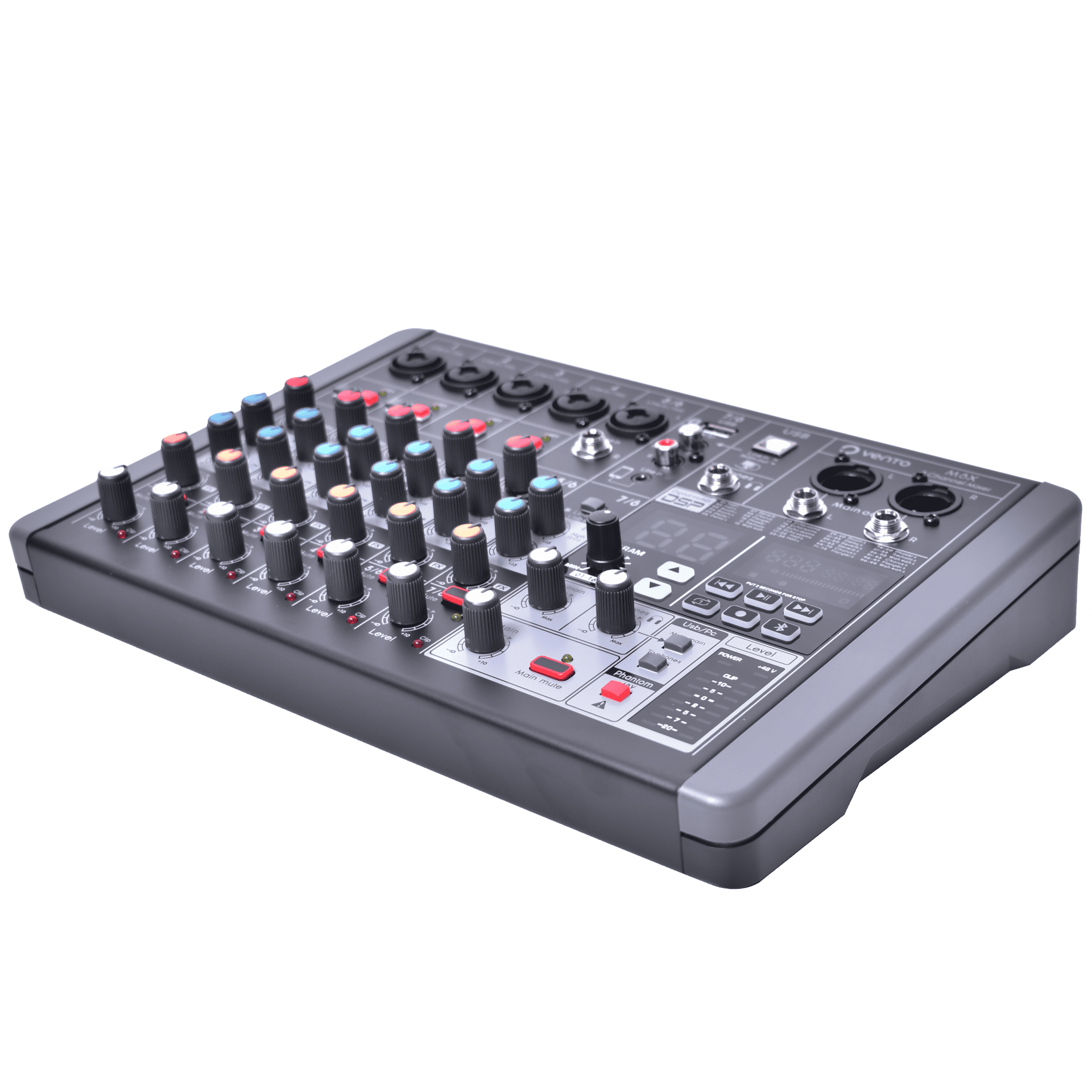 Mezclador de audio Pasivo 8 Canales con Interface y Efectos Vento M8X