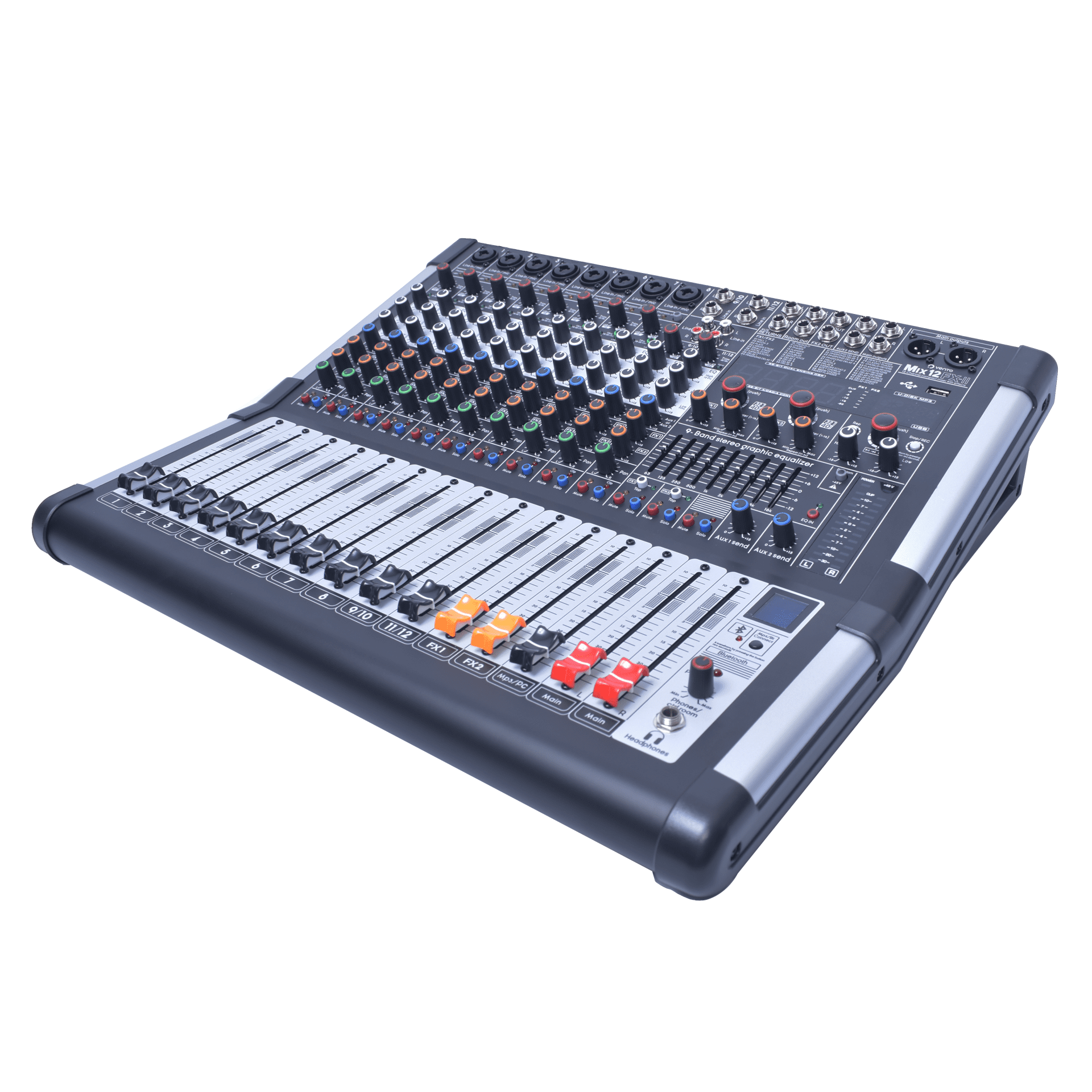 Consola de Audio Pasiva 12 Canales con Efectos Vento MIX12FX-II