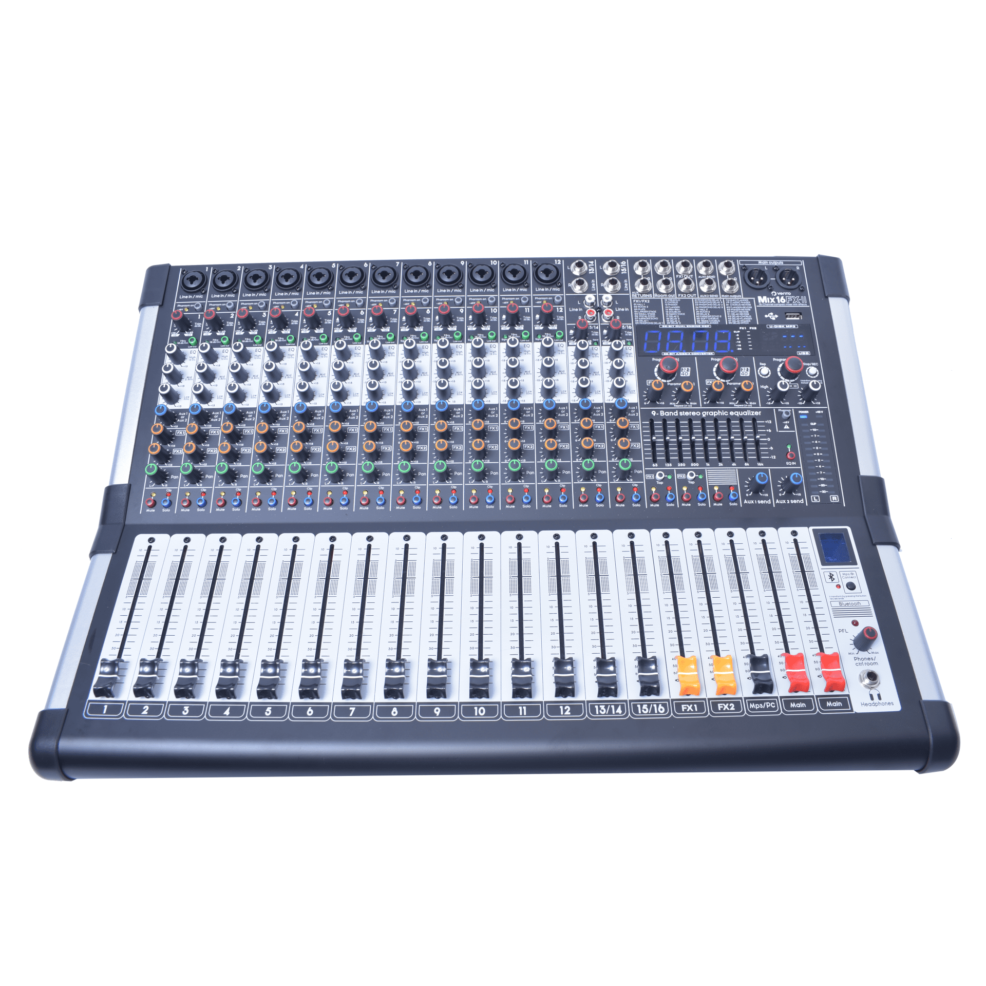 Consola de Audio Pasiva 16 Canales con Efectos Vento MIX16FX-II