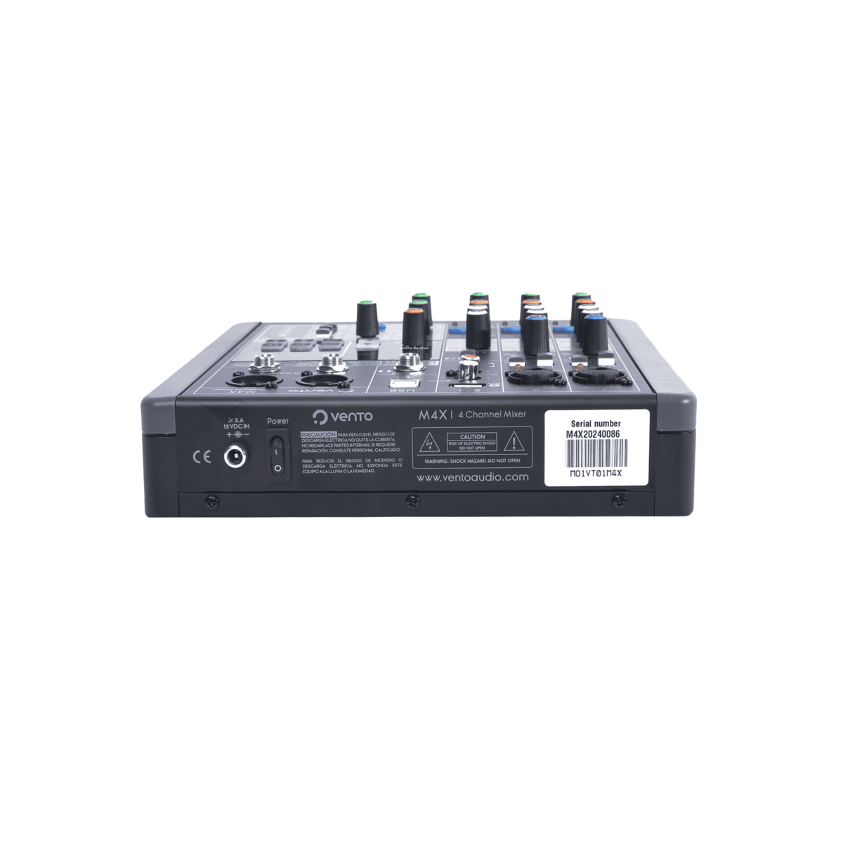 Mezclador de Audio Pasivo 4 Canales Efectos Vento M4X