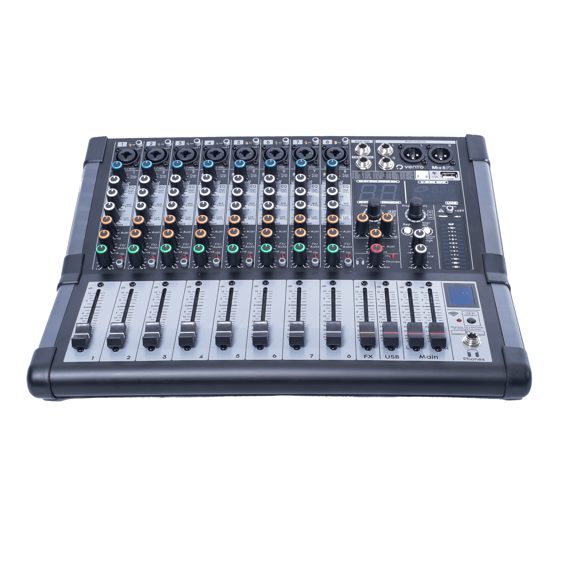 Mezclador de Audio Pasivo 8 Canales con Efectos Vento MIX8FX