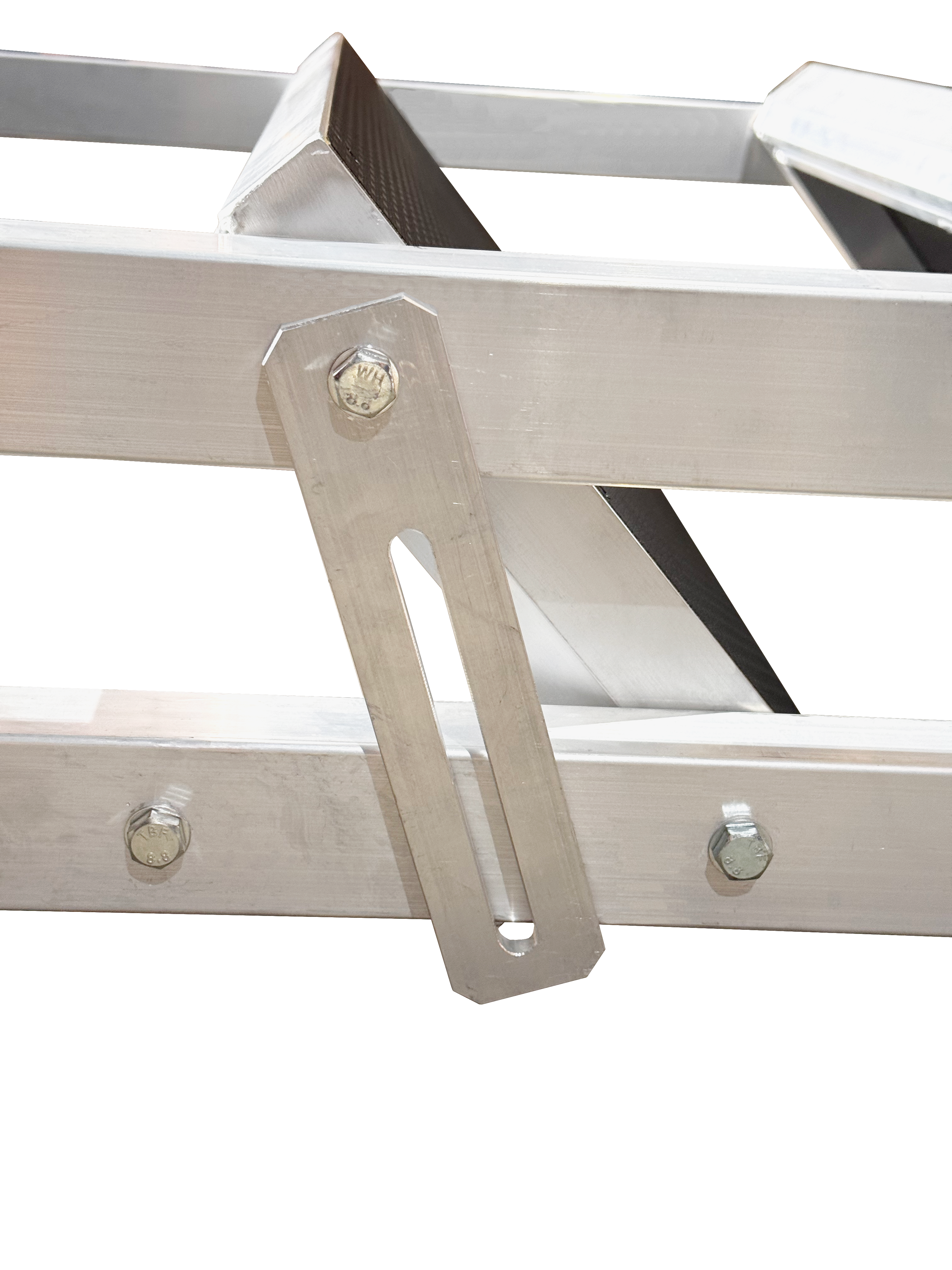 Escalera para Tarima Vento – 5 peldaños · Pasamanos doble · Anclaje rápido