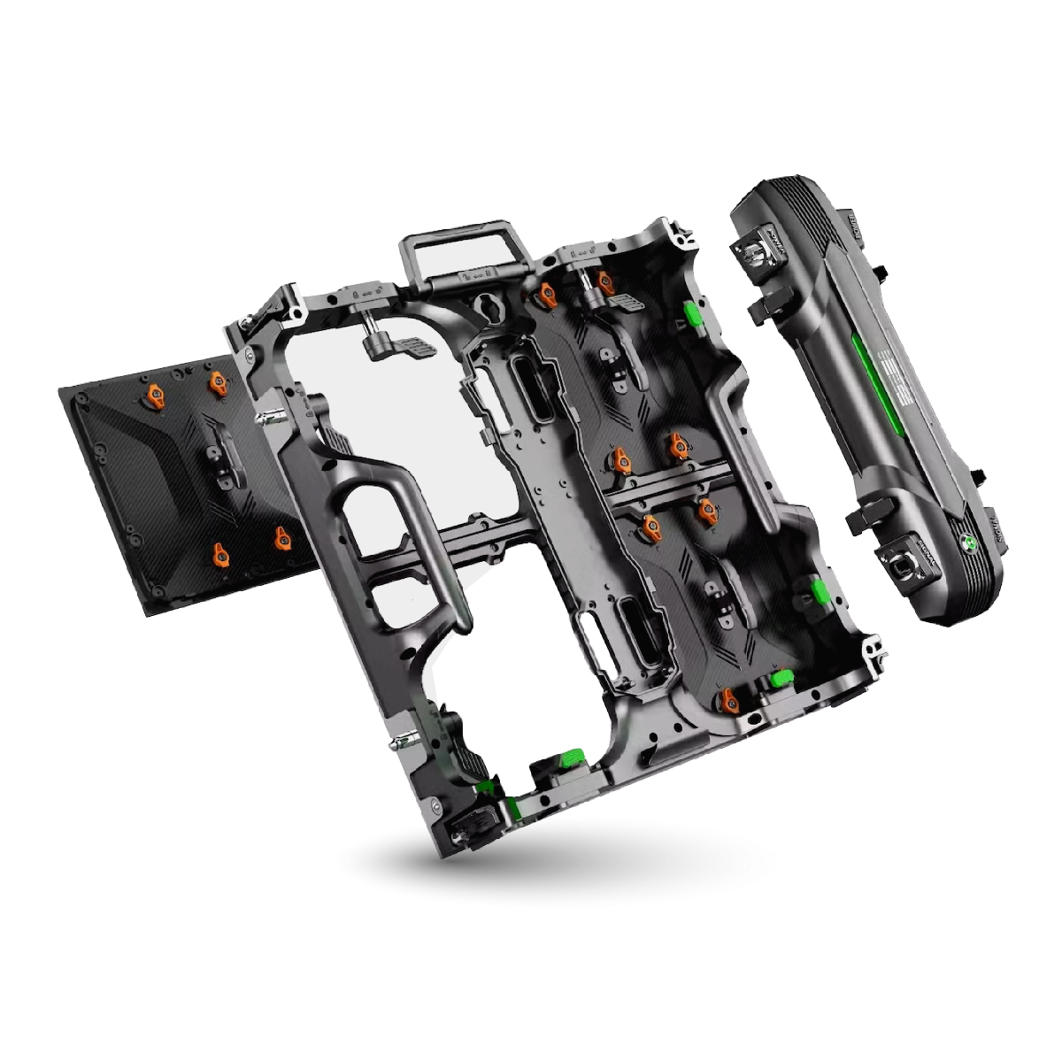 Detalle estructural del gabinete LED Vento Elite outdoor P3.91 500x1000 mm