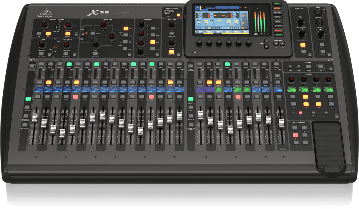 Mezclador Digital de 32 Canales Behinger X32