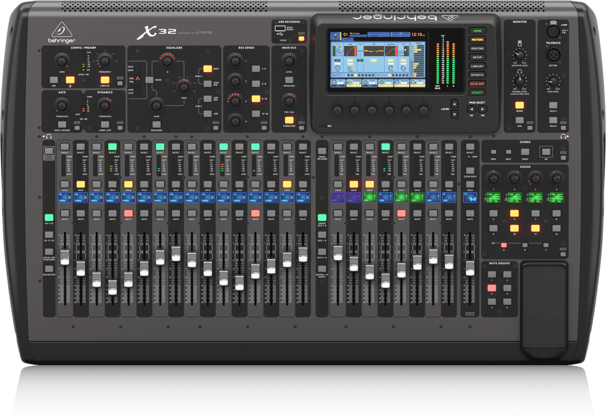 Mezclador Digital de 32 Canales Behinger X32