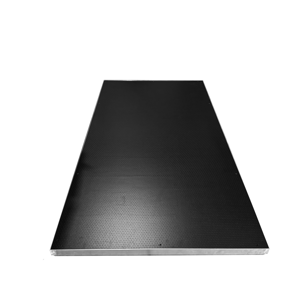 Vista superior de plataforma para tarima modular Vento 2x1 m