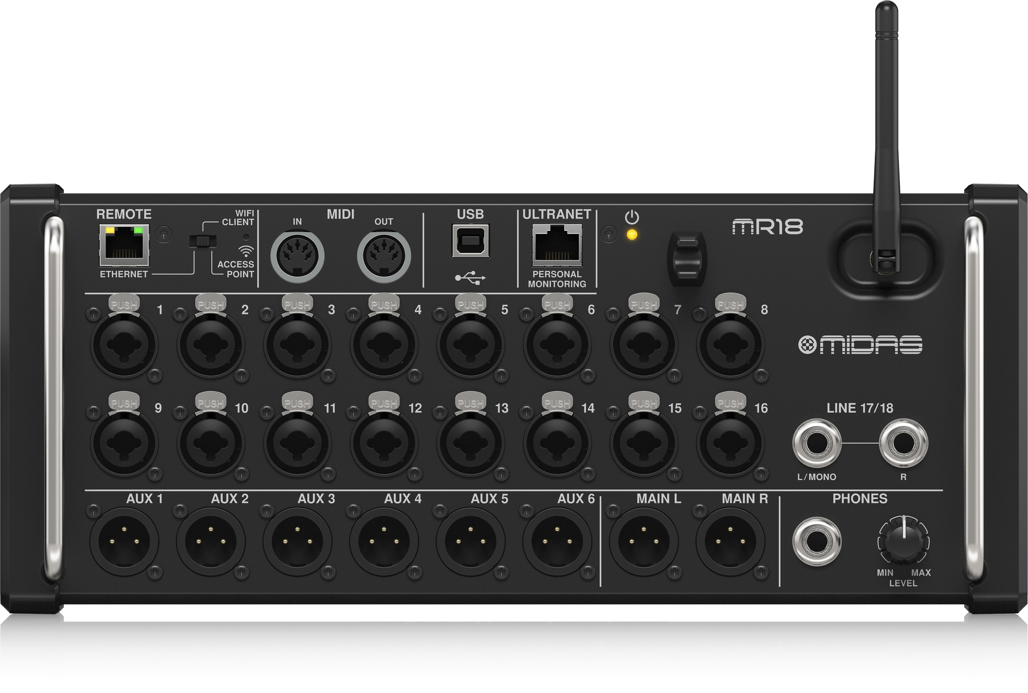 Consola Digital Midas MR-18