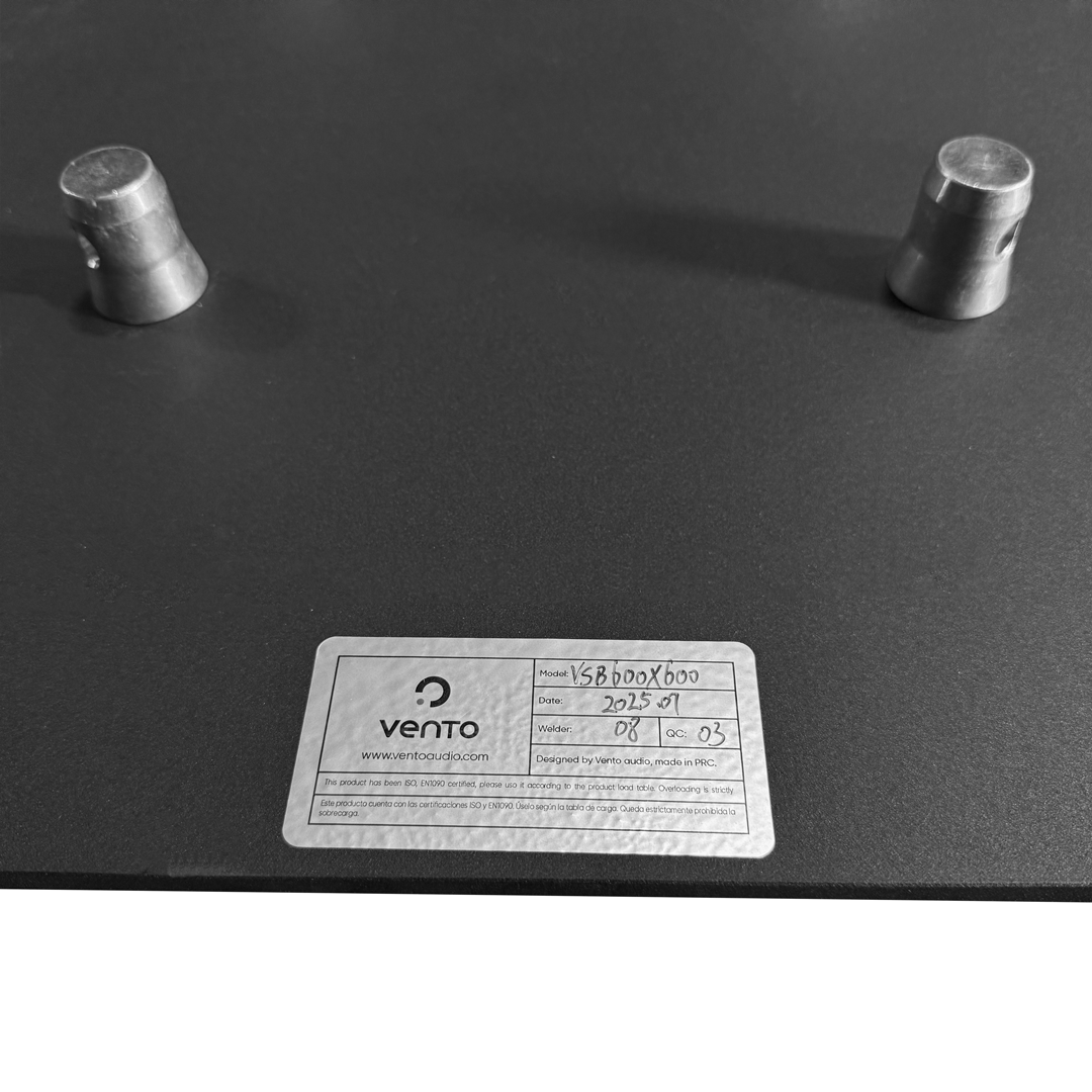 Base Metálica Vento para Truss – 600×600 mm VSB600X600
