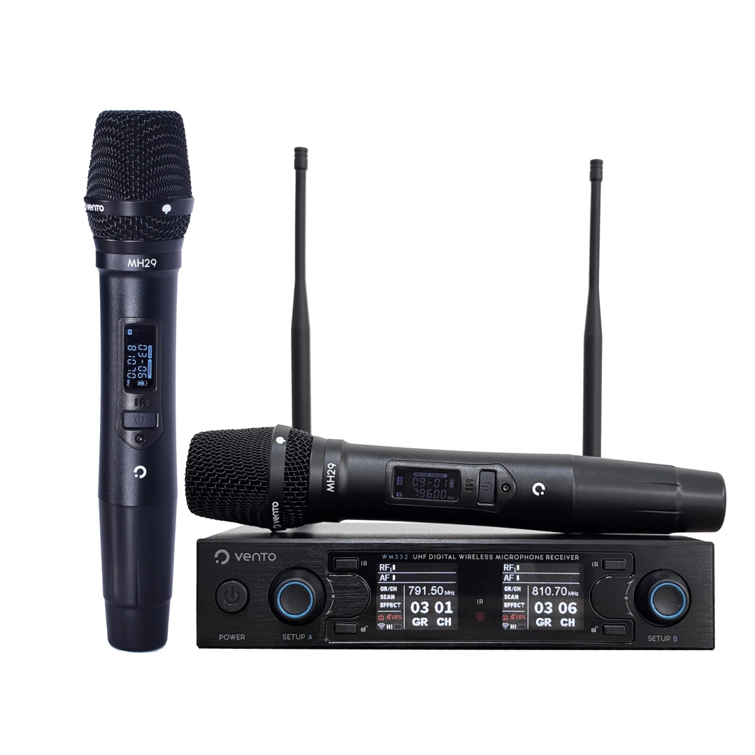 Micrófono Inalámbrico Doble de Mano Vento WM232