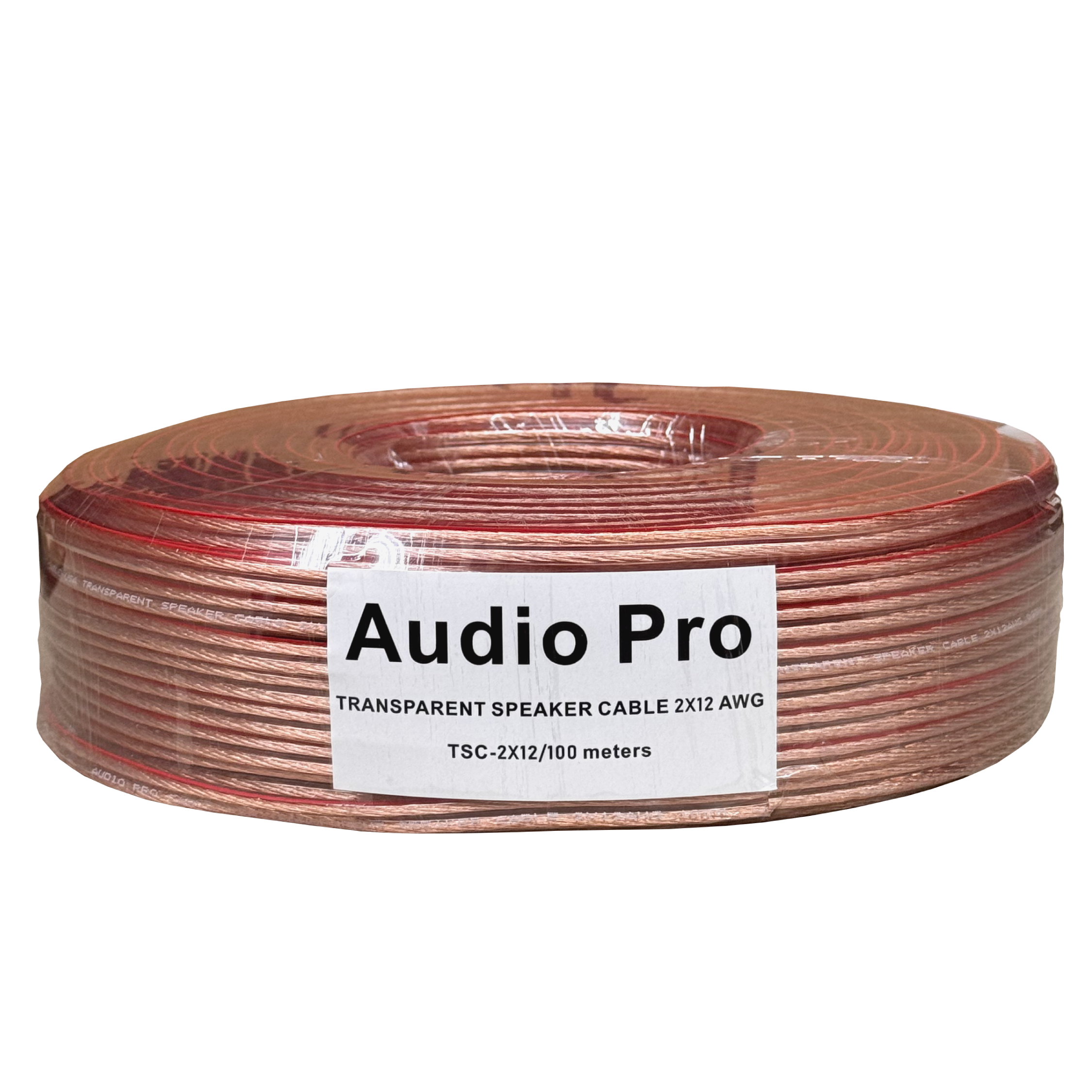 Rollo de Cable de 100m Desoxigenado de 2x12 AudioPro TSC-2X12