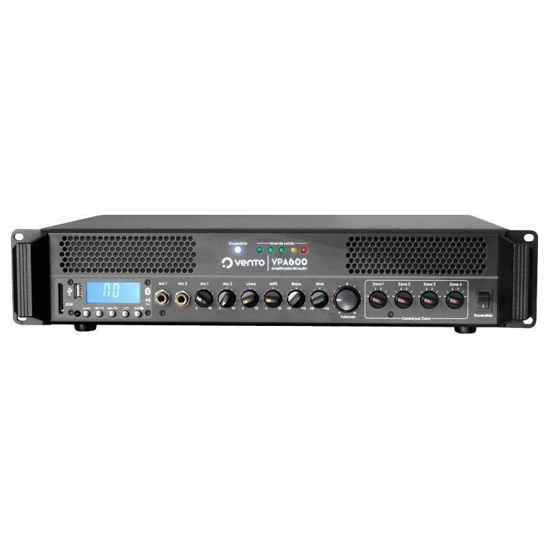 Amplificador de linea VPA600 para 4 zonas y 600W Vento