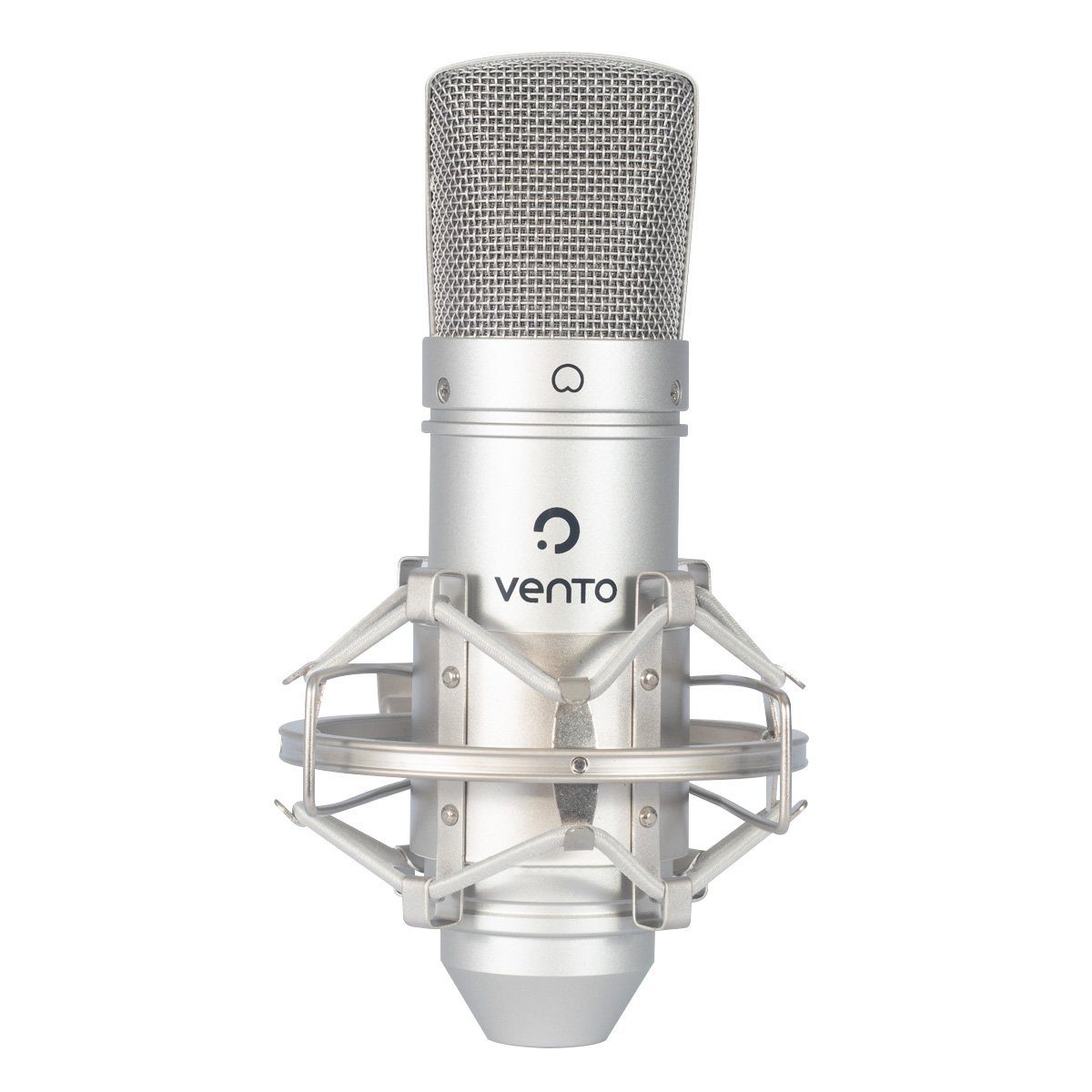 Micrófono Condensador K440SILVER Vento K440 Frente con araña