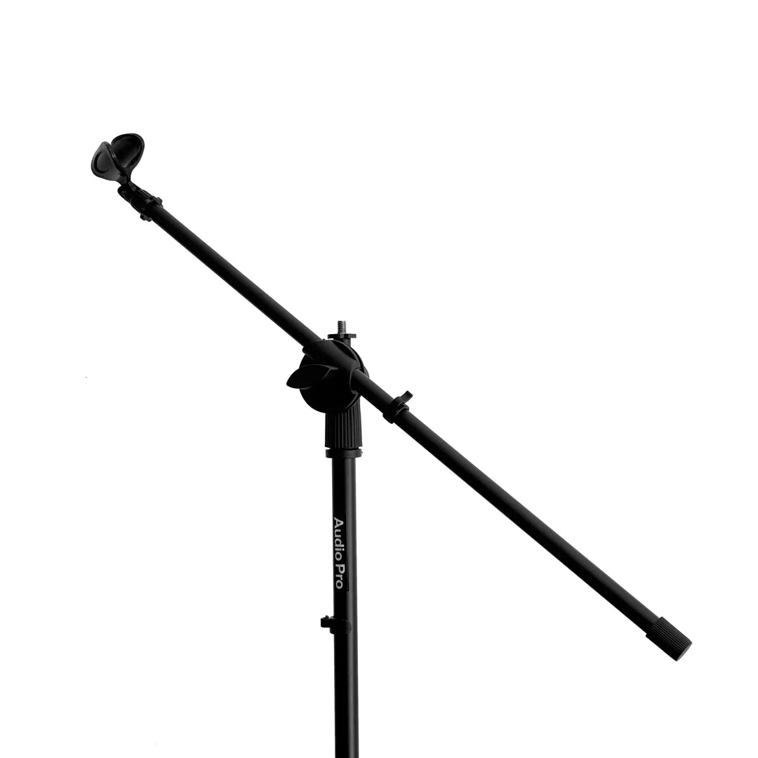 Base para micrófono AudioPro ST-70B con brazo telescópico y trípode de piso