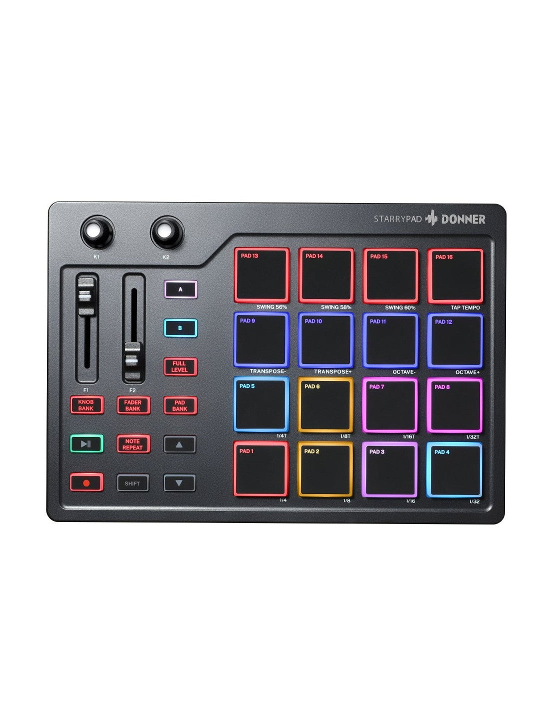 Controlador MIDI DONNER DPD-16 EC3305 STARRYPAD