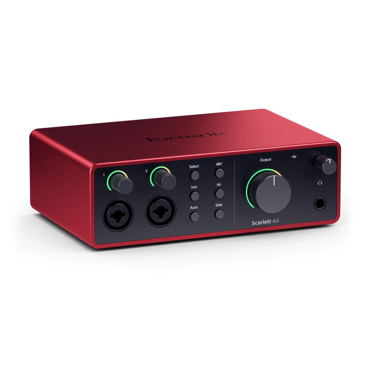 Interfaz de Audio Focusrite Scarlett 4i4 Roja 4ta Generación