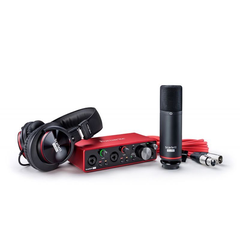 Kit Scarlett Studio 3ra Generación para grabar tu música con la mejor calidad