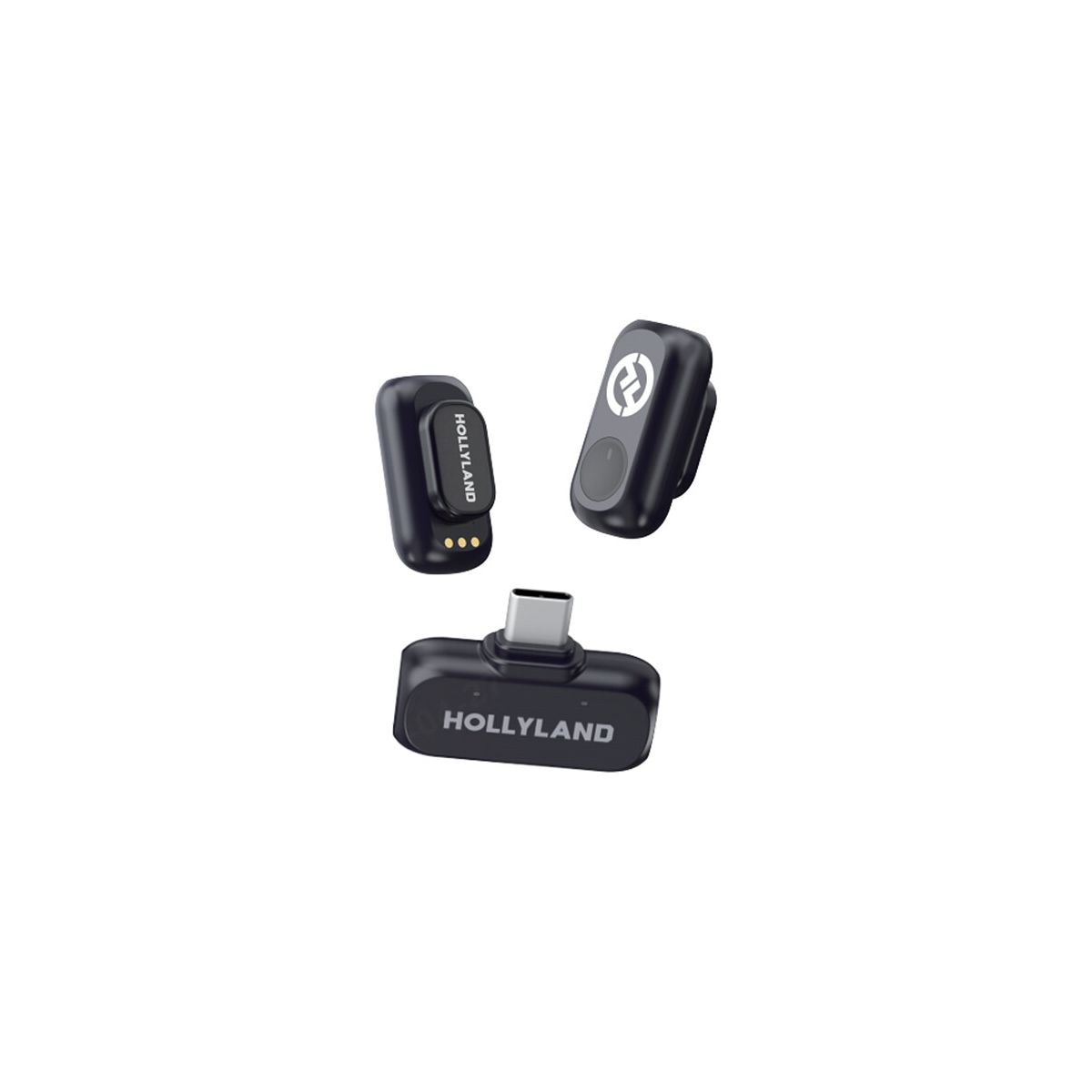 Sistema de Micrófonos Inalámbricos Hollyland Lark M1 Mini Duo (USB-C) – Audio Portátil para Celular y Creadores de Contenido