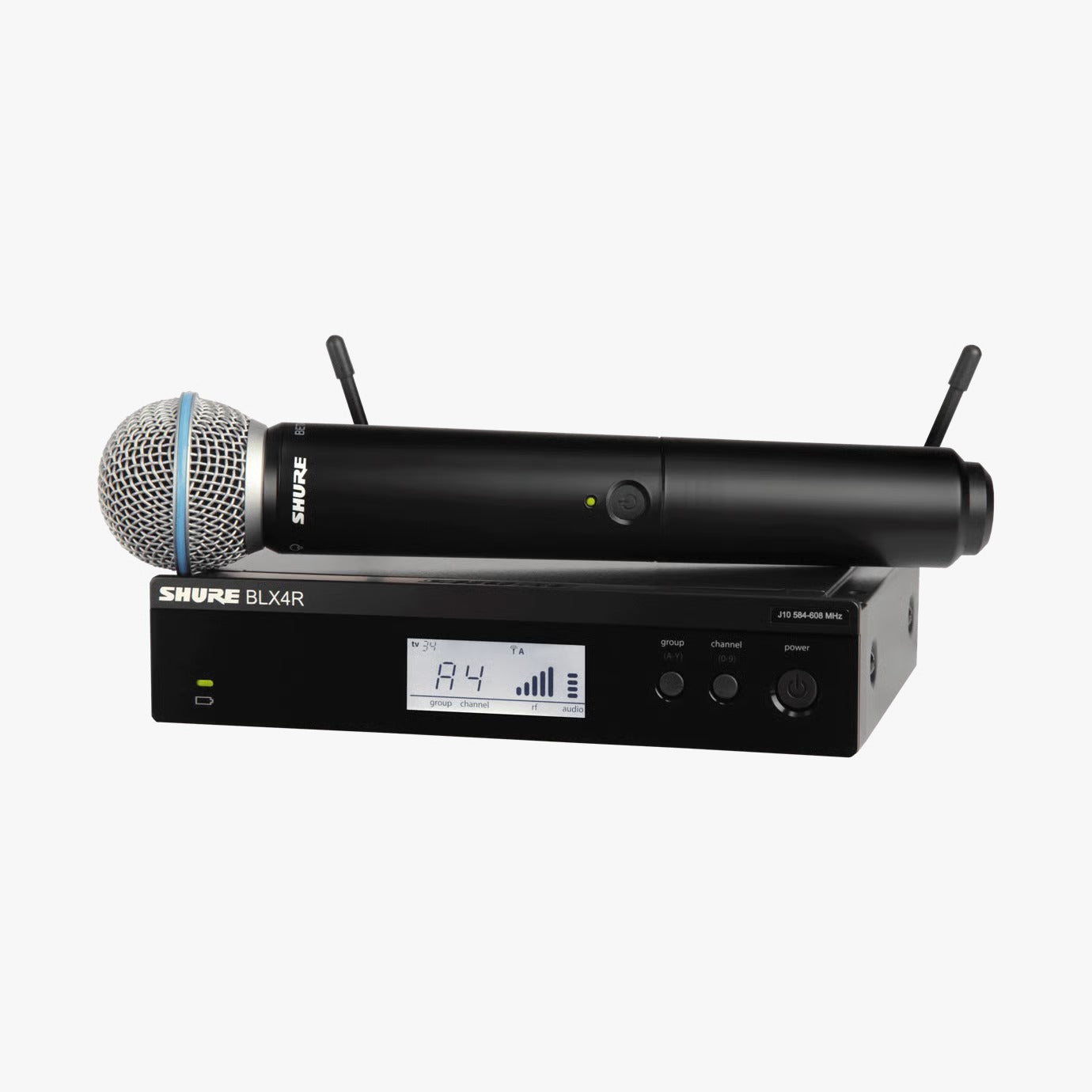 Micrófono Inalámbrico de Mano Shure BLX24R/B58 (J-10)