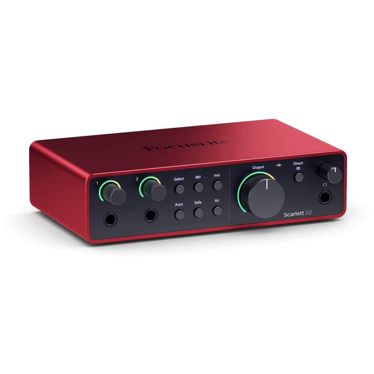 Kit Interfaz de Audio Foscusrite Scarlett 2I2 Studio Roja 4ta Generación