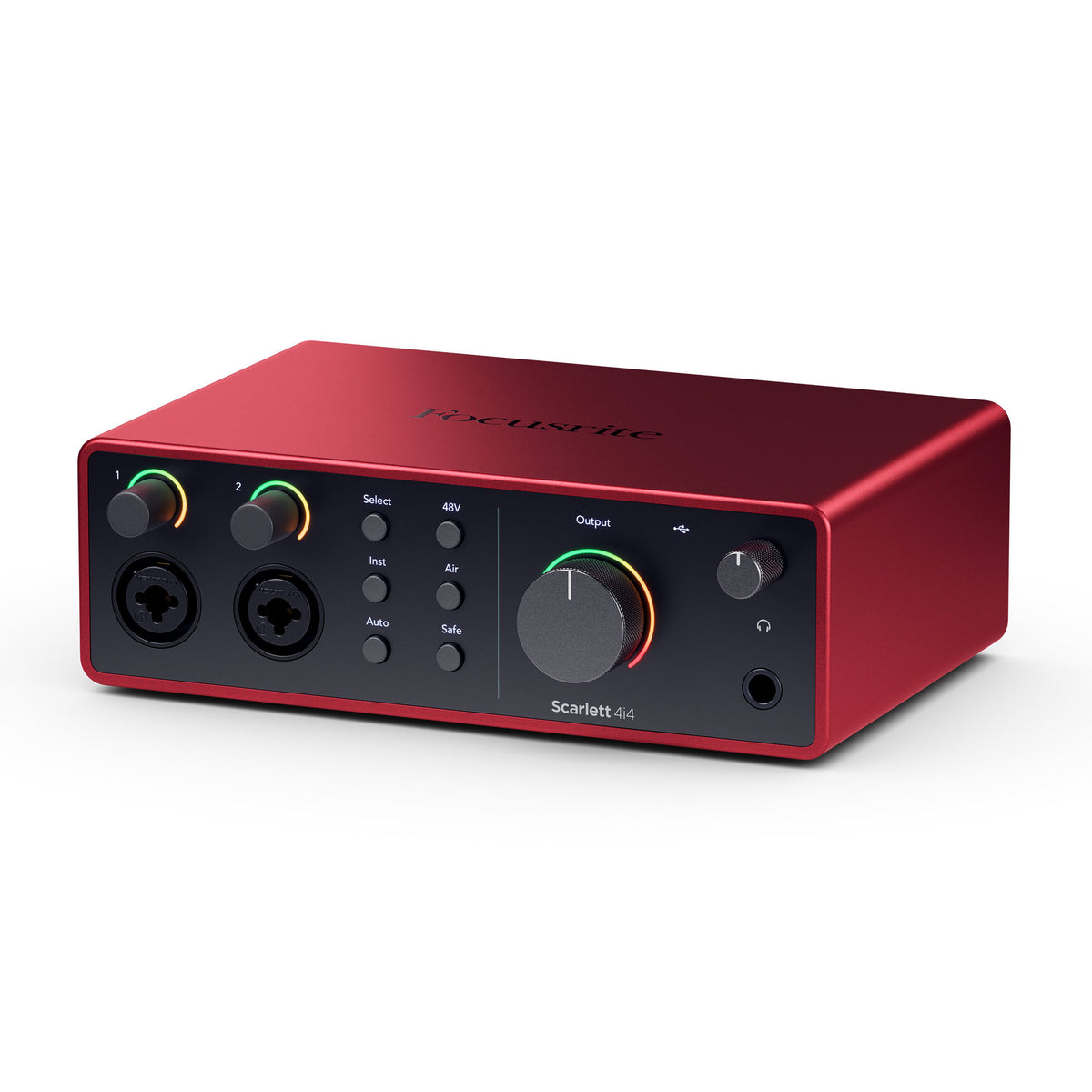 Interfaz de Audio Focusrite Scarlett 4i4 Roja 4ta Generación