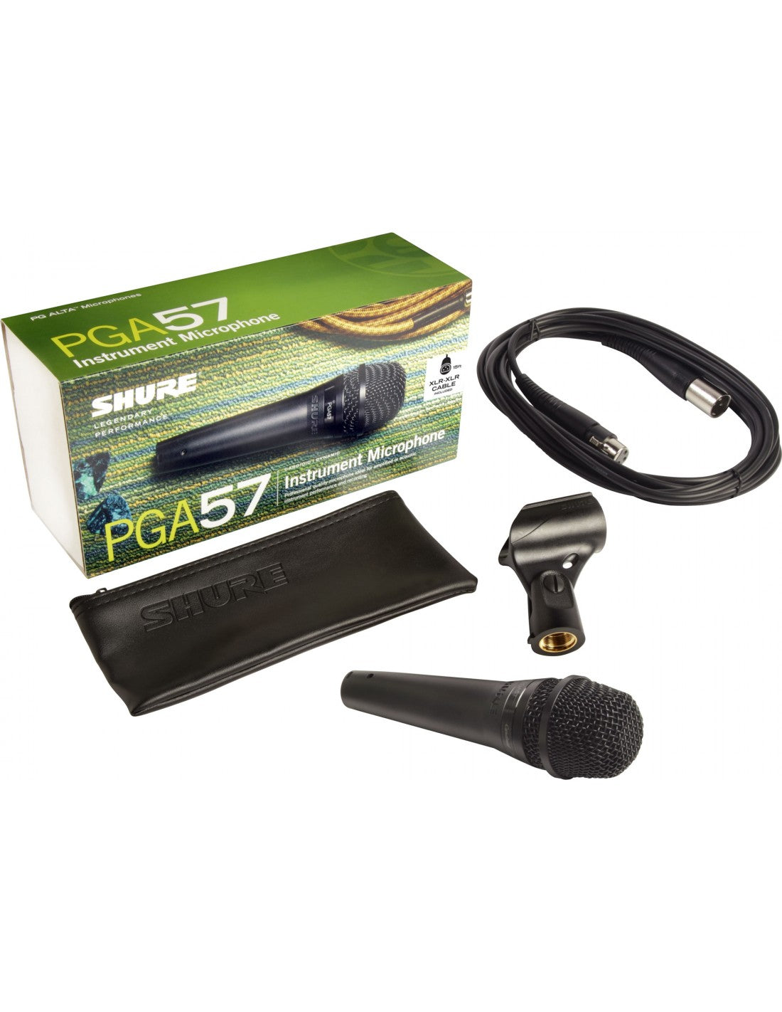 Micrófono Para Instrumentos Dinámico Cardioide Shure PGA57XLR