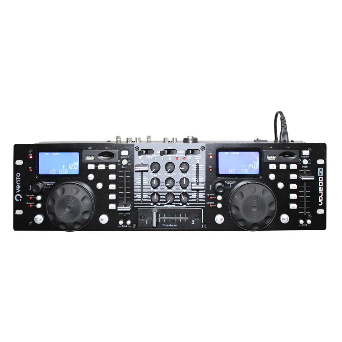 Mezclador con efecto de Scratch VDJ200 FX 2 canales Vento