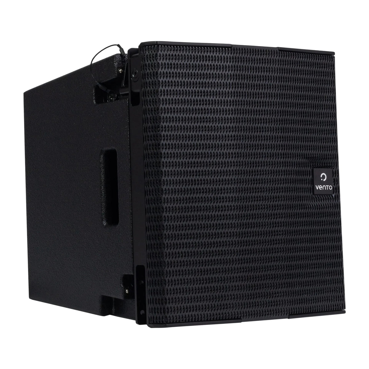 Line Array Activo Vento VL6A vista frontal lateral para sonido profesional y eventos