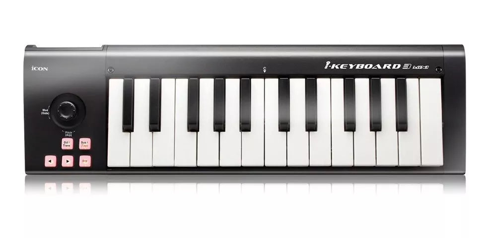 Controlador MIDI Icon Ikeyboard 3Mini