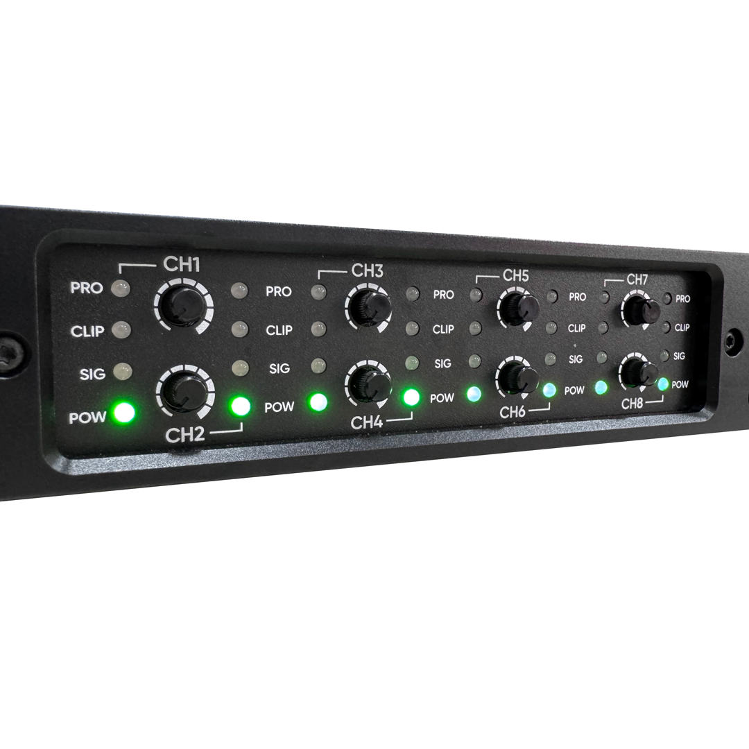 Amplificador de Ocho Canales Vento V3008X