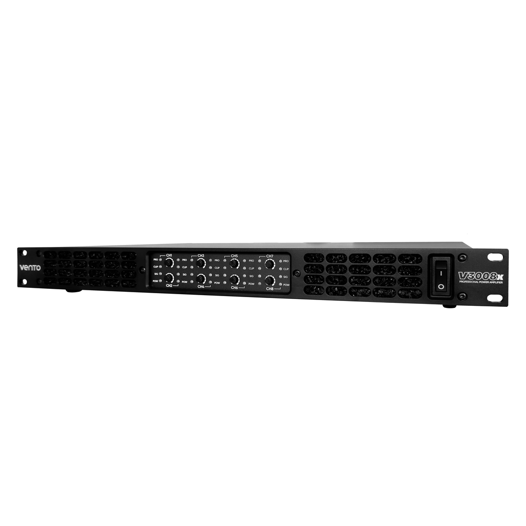 Amplificador de Ocho Canales Vento V3008X
