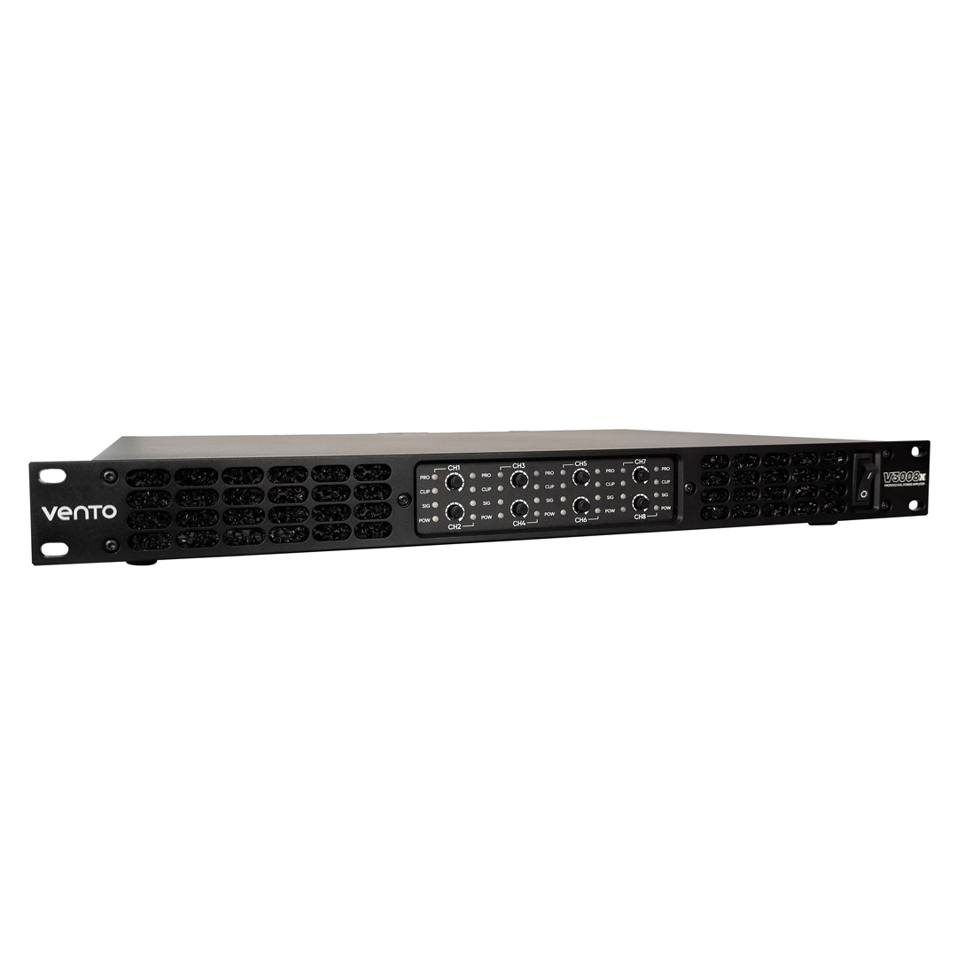 Amplificador de Ocho Canales Vento V3008X