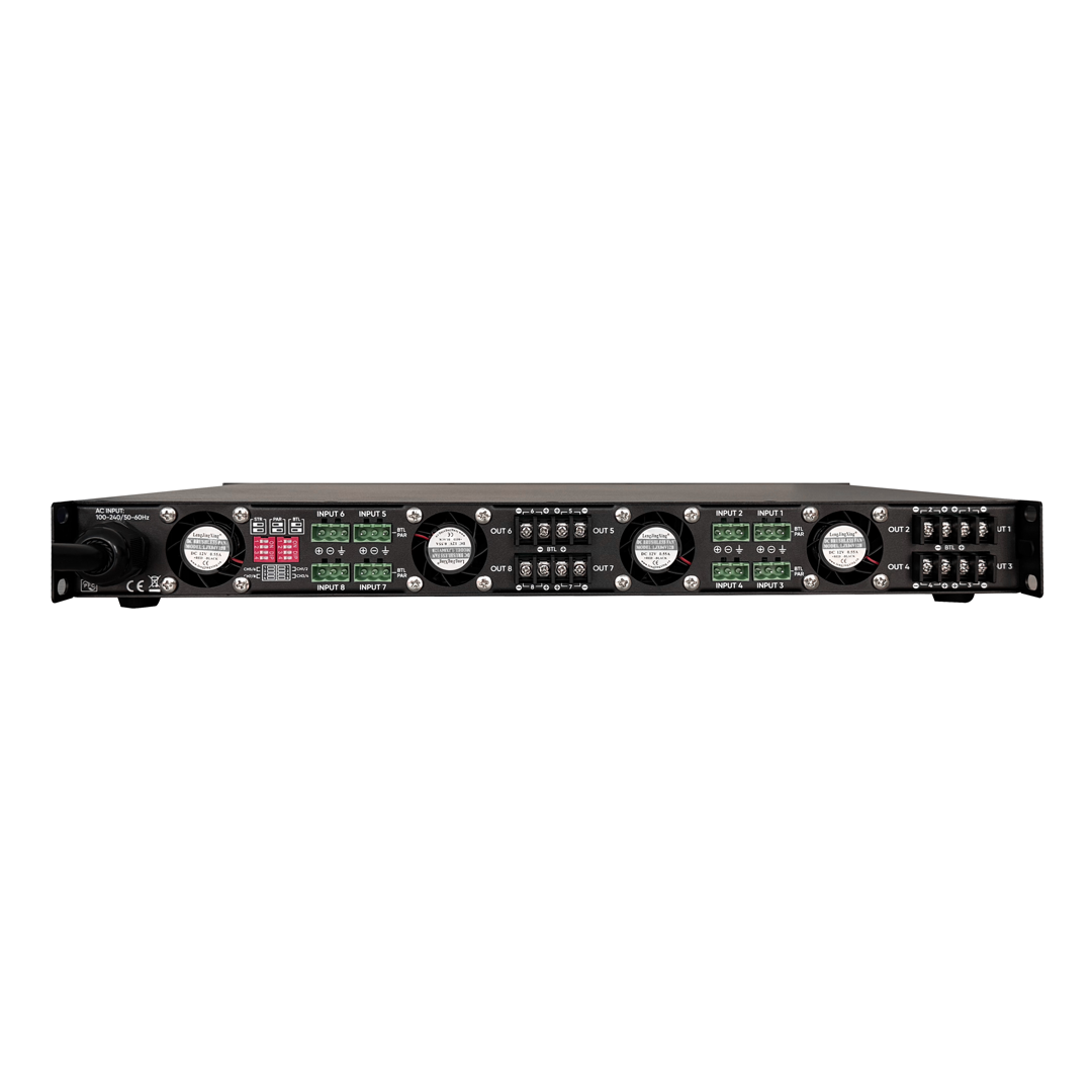 Amplificador de Ocho Canales Vento V3008X
