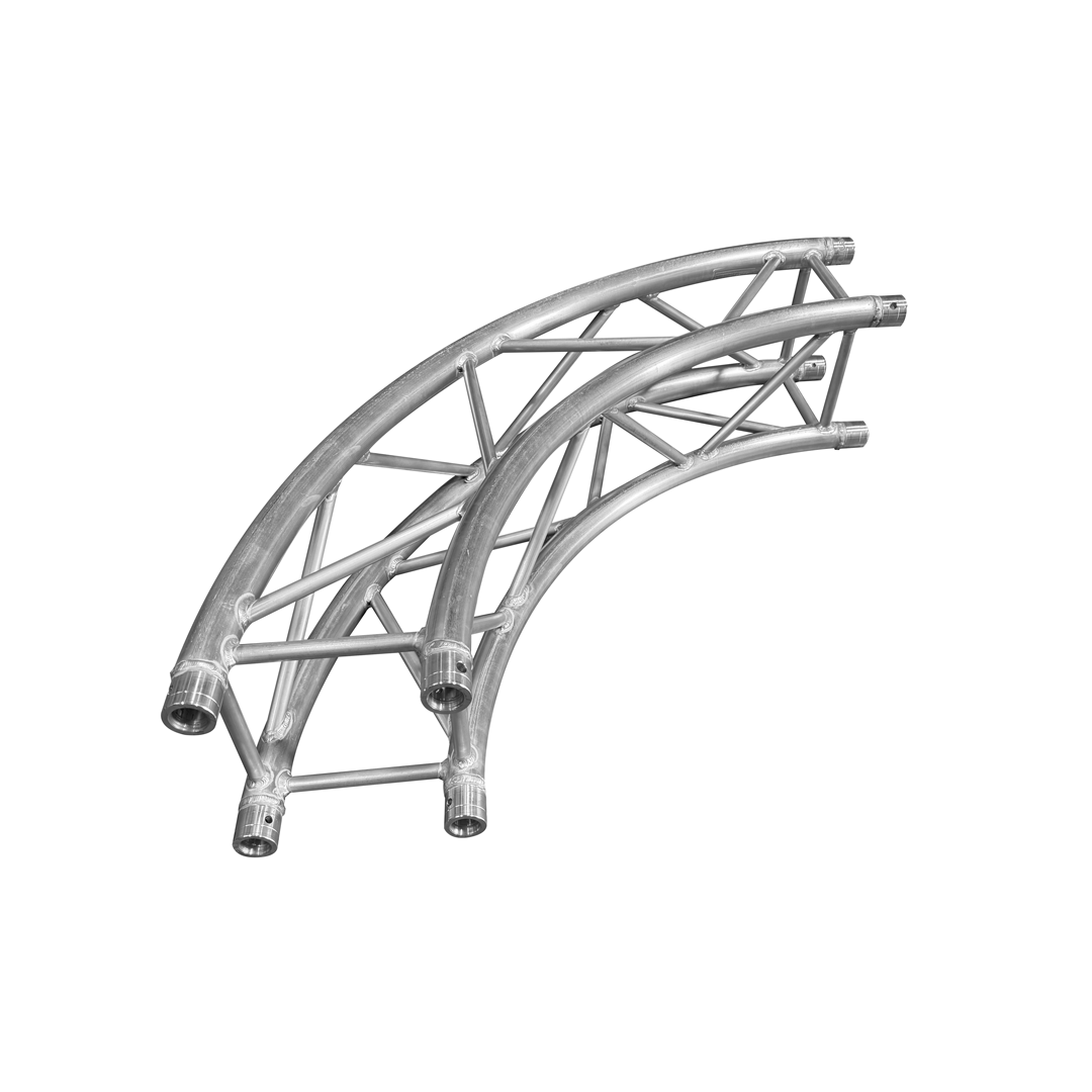 Tramo Círcular de Truss Vento Cuadrado 290×290 mm, Tubo Principal 3 mm, Tramo de 2 Metros VTS294-CIRCLE-2M