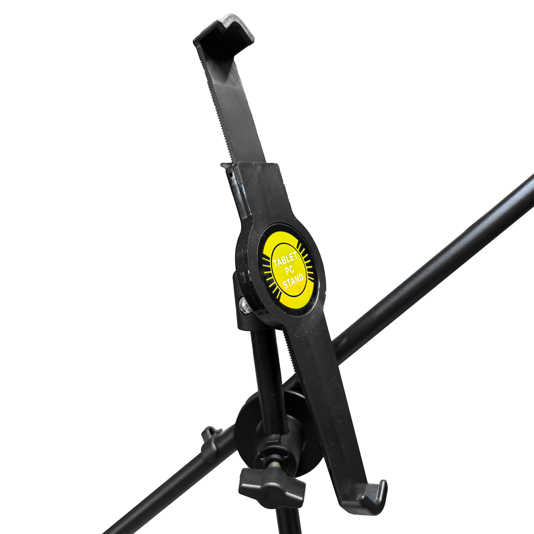 Soporte Profesional de Micrófono con Porta Tablet/Smartphone ST-771
