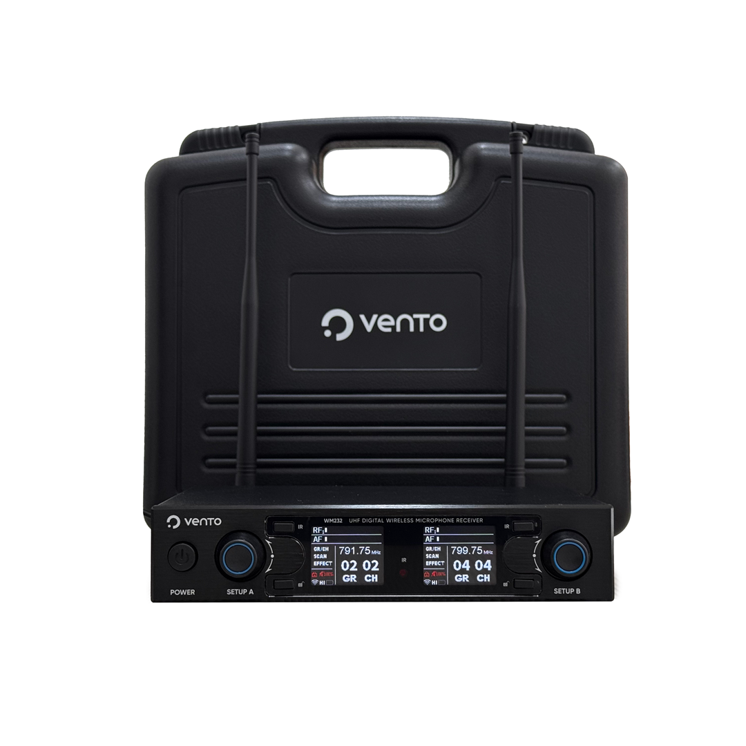 Micrófono Inalámbrico Doble de Mano y Solapa Vento WM232