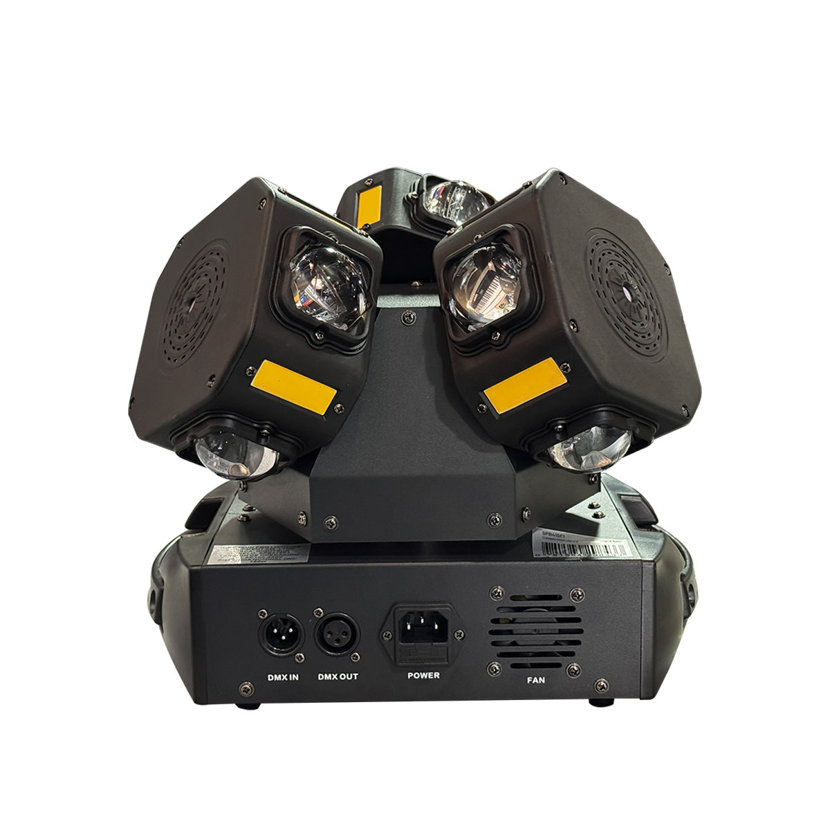 Cabeza Móvil Multiefectos SPB415F1 — LED 3 Heads Gecko