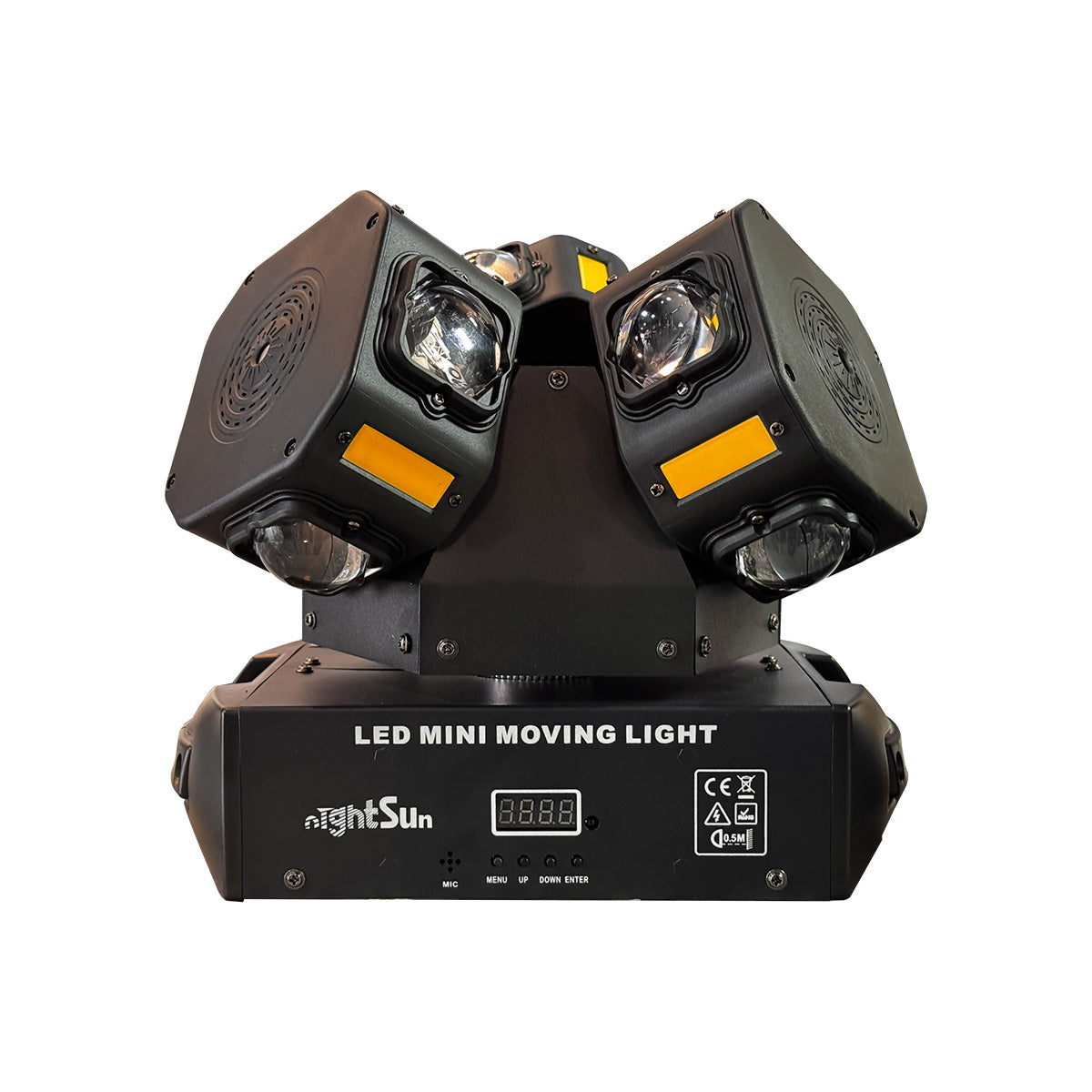 Cabeza Móvil Multiefectos SPB415F1 — LED 3 Heads Gecko