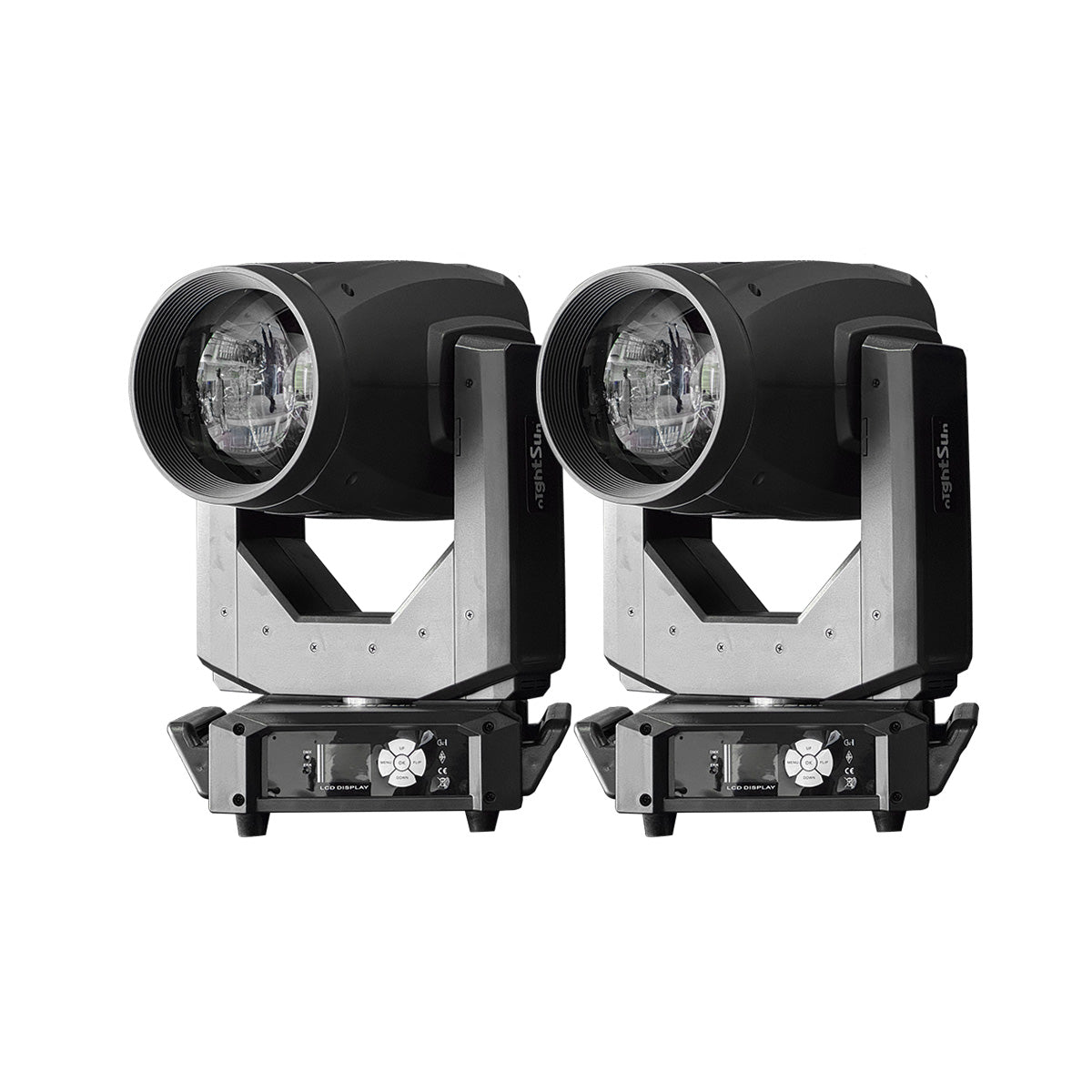 Combo Tour: 2 Cabezas Móviles KBF230 (230W 3 en 1) con Tira LED + Flight Case Gratis