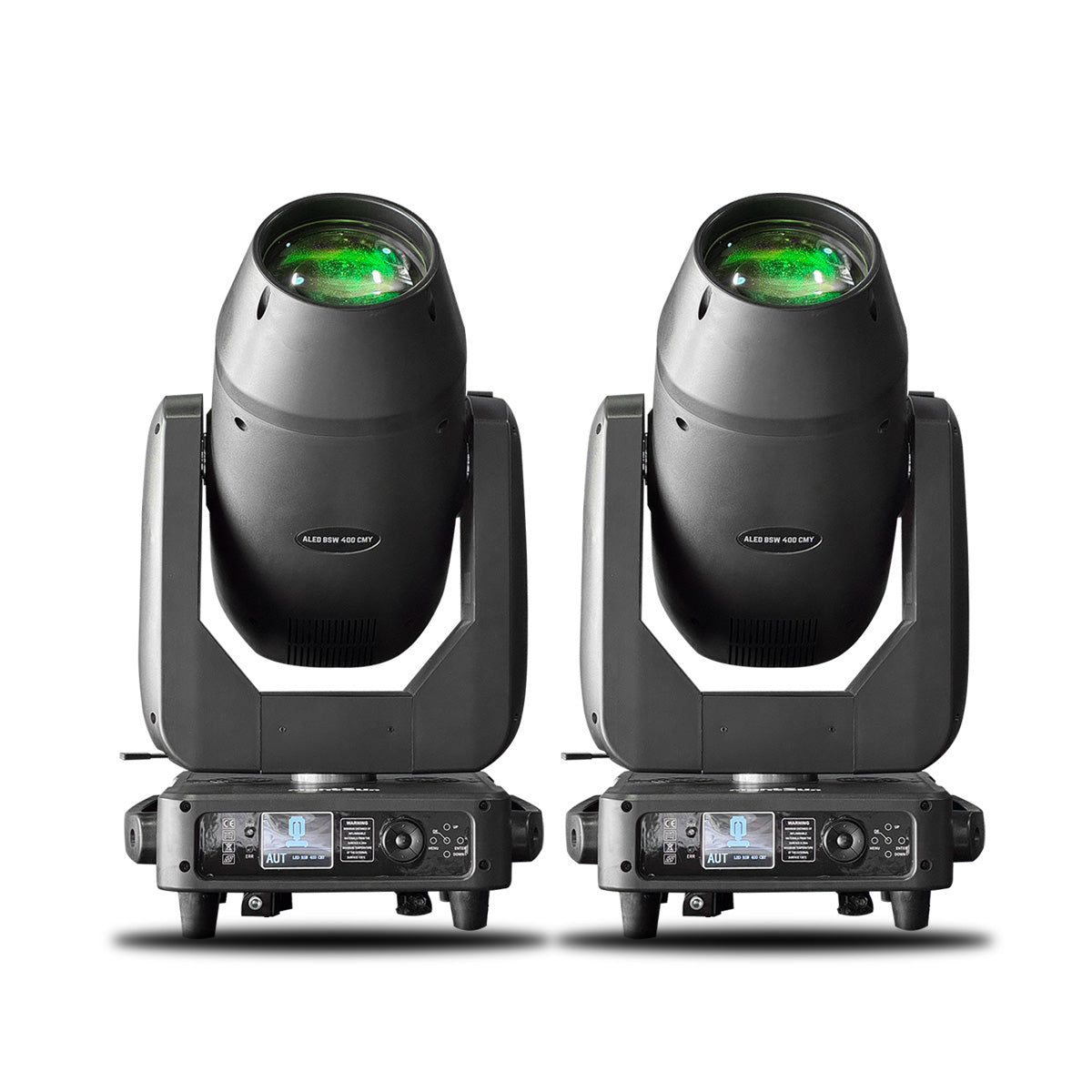 Combo Tour: 2 Cabezas Móviles GPB400 (400W LED 3 en 1) + Flight Case Gratis