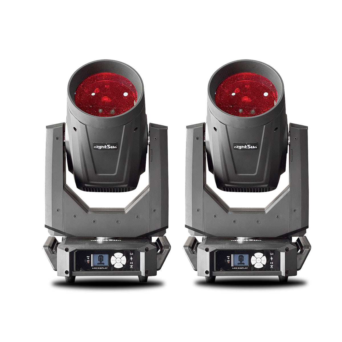 Combo Tour: 2 Cabezas Móviles KBB300 (300W LED Beam) + Flight Case Gratis